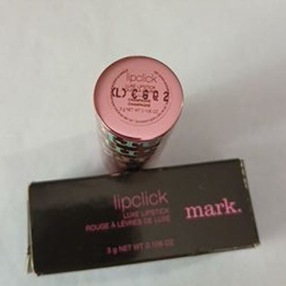Avon Mark. CHAMPAGNE Lipclick Luxe Lipstick NEW IN BOX RARE/ HTF DISCONTINUED - Picture 4 of 7